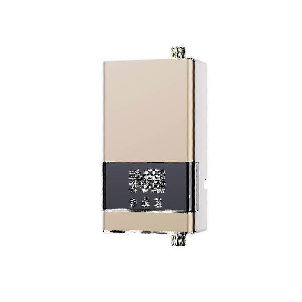 Instant Water Heater 6000W Electric Tankless Water Heater Wall-Mounted with LED Display Temperature