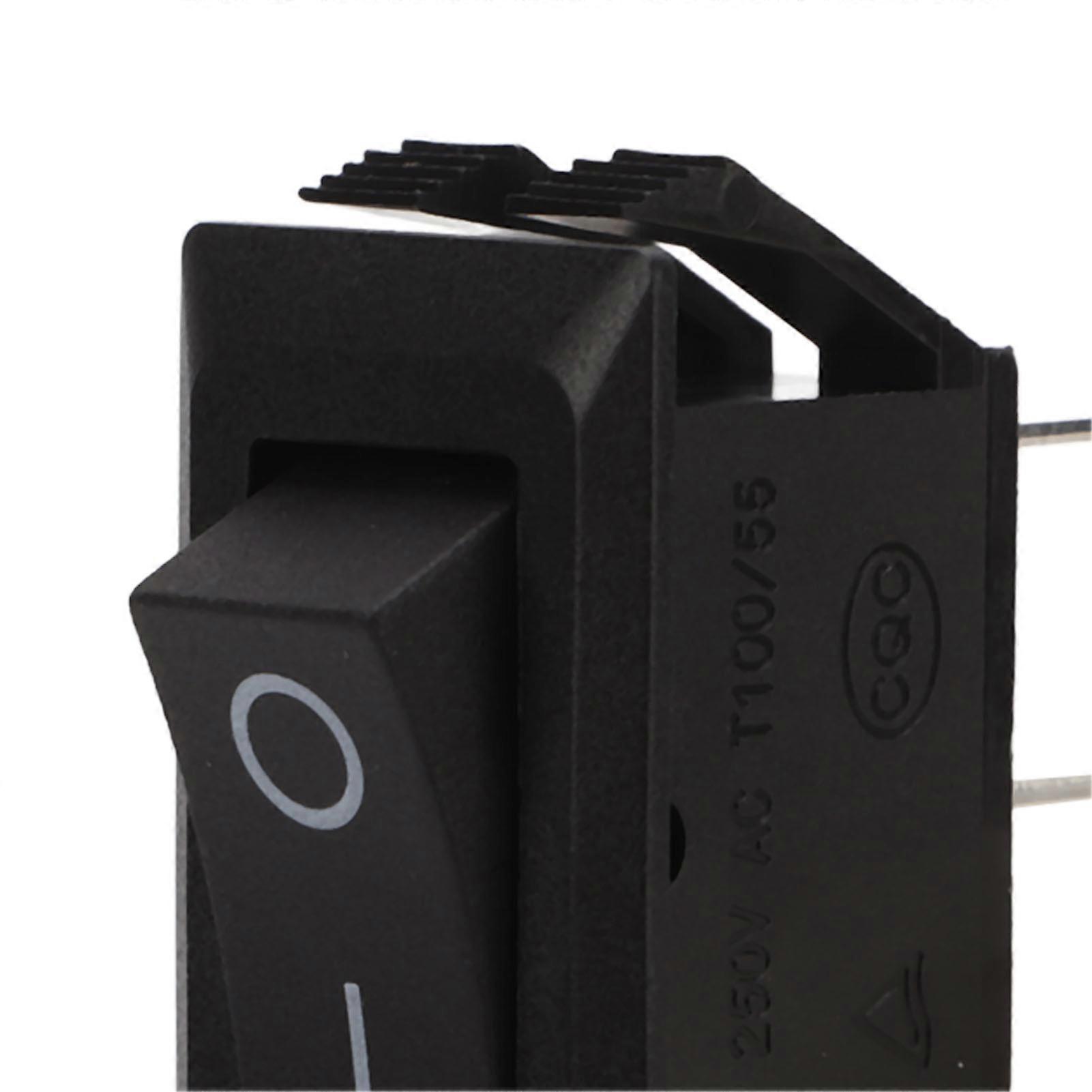 2PCS Rocker Switch 2 Positions Single Control PA66 16A 125/ for Instruments Automobiles Ships