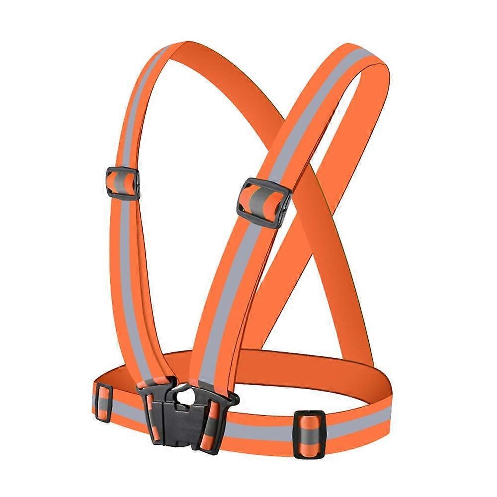 Reflective Vest Adjustable Reflective Running Gear High Visibility Vest Safety Security Vest Standard Size Reflective Vests