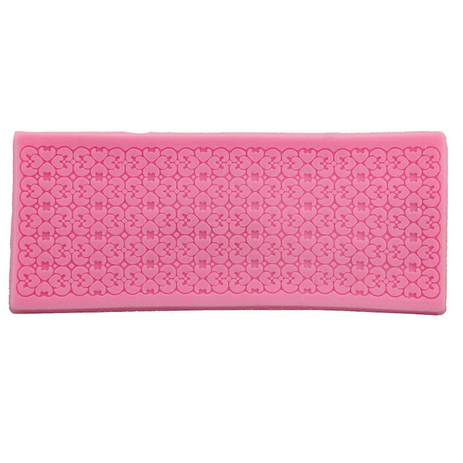 Fondant Mould Mat Non-stick DIY Silicone Sugar Craft Cake Lace Trim Mold Baking Tool Kitchen Gadget KAESI