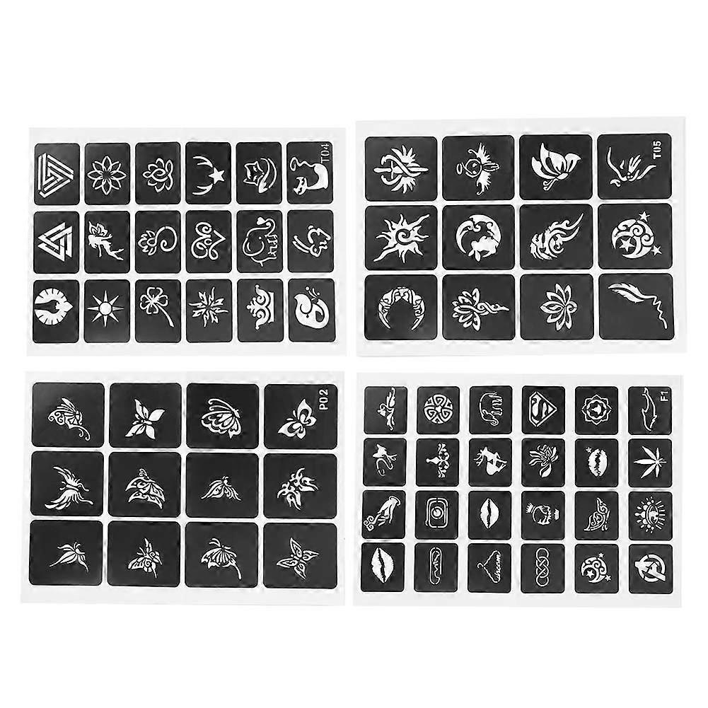 Semi permanent Small Tattoo Stencil Airbrush Temporary Templates