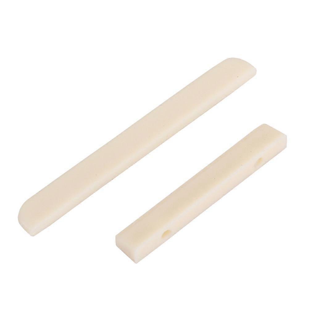 Finest Beige Ukulele 4-string   Guitar Replacement Saddle Nut Set