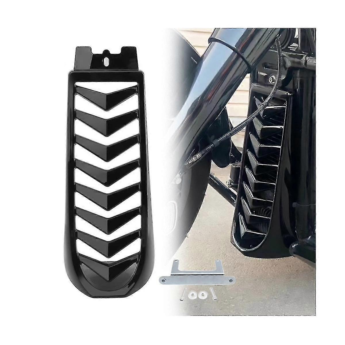 Motorcycle Lower Radiator Cover Chin Fairing Spoiler For Softail ...