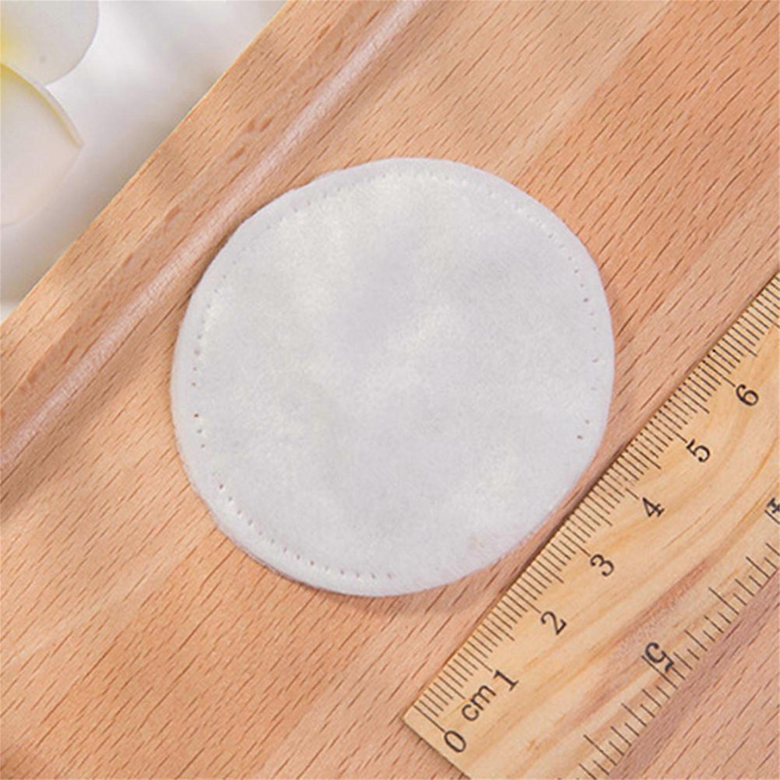 100 Durable Edge-Sealed Cotton Pads for Makeup
