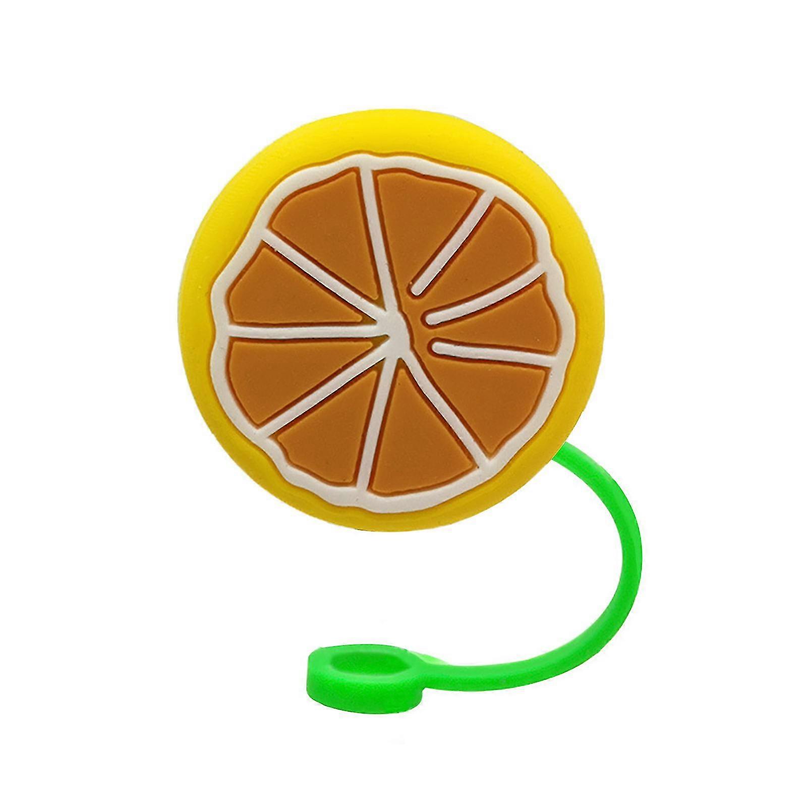 Silicone Straw Tip Reusable Drinking Straw Covers Plugs Anti-dust Airtight Seal Splash Proof