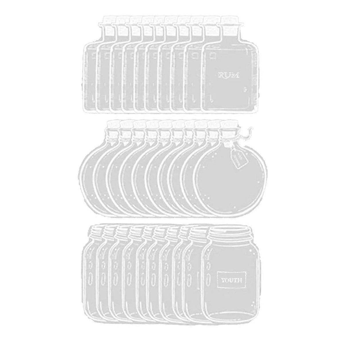 150PCS Transparent Fleurs Séchées Signets DIY Fait Main Signets Verrerie Autocollants Fleur Page Clips Papeterie