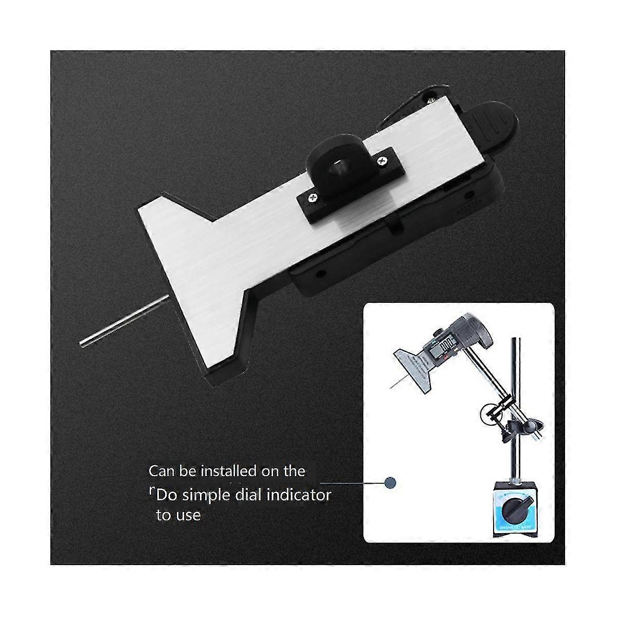 Digital Tread Depth Gauge 0-25.4mm Measuring Ruler Pressure Car Safety Measurer Tool Tire Monitor E