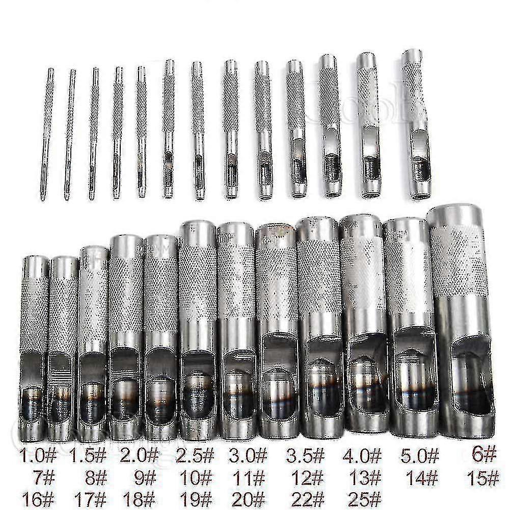 Punches Awls Läder Punch Hole Craft Ihålig Puncher För Bälte-YH