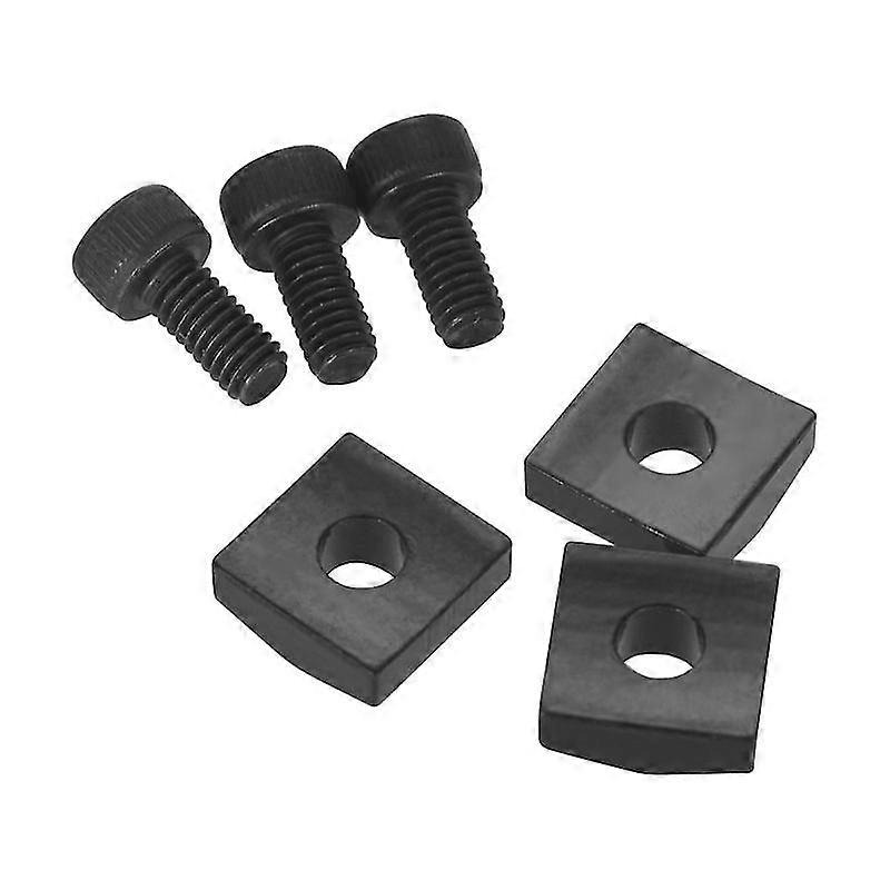 Electric Guitar Tremolo Bridge String Locks Strings Locking System Metal Nut Block & Clamp Hex Screws Guitar Parts Accessories, Pack of 3 Sets