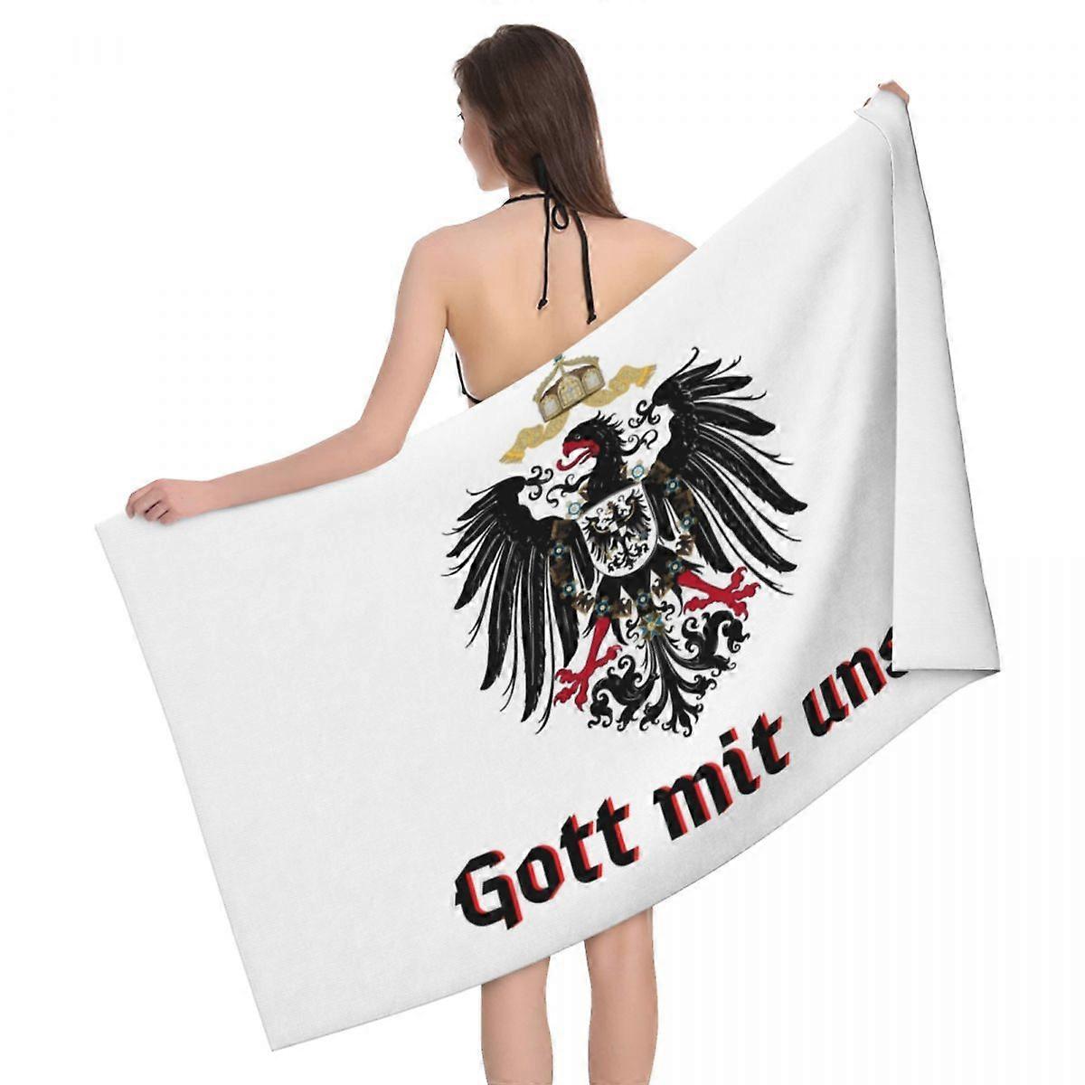 Rychleschnoucí Plážová Osuška Z Mikrovlákna Měkké Prádlo Erb Německé říše Vlajka Bazénu Sprchové Ručníky