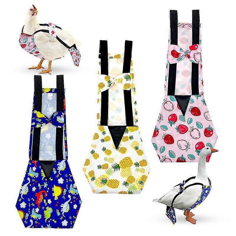 3ピースチキンおむつペットアヒルおむつ再利用可能なチキンおむつ