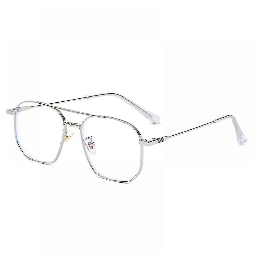 Aviator bril oversized metalen frame lens Uv400 bescherming-yyc