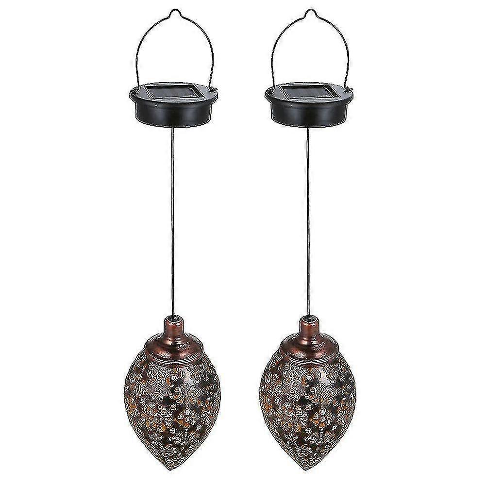 2 Pack Solar Garden Lanterns