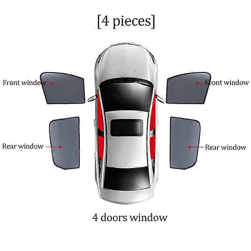 For Nissan X-TRAIL T32 2013-2020 XTRAIL Rogue Magnetic Car Sunshade Front Windshield Curtain Rear Side Window Sun Shade Visor