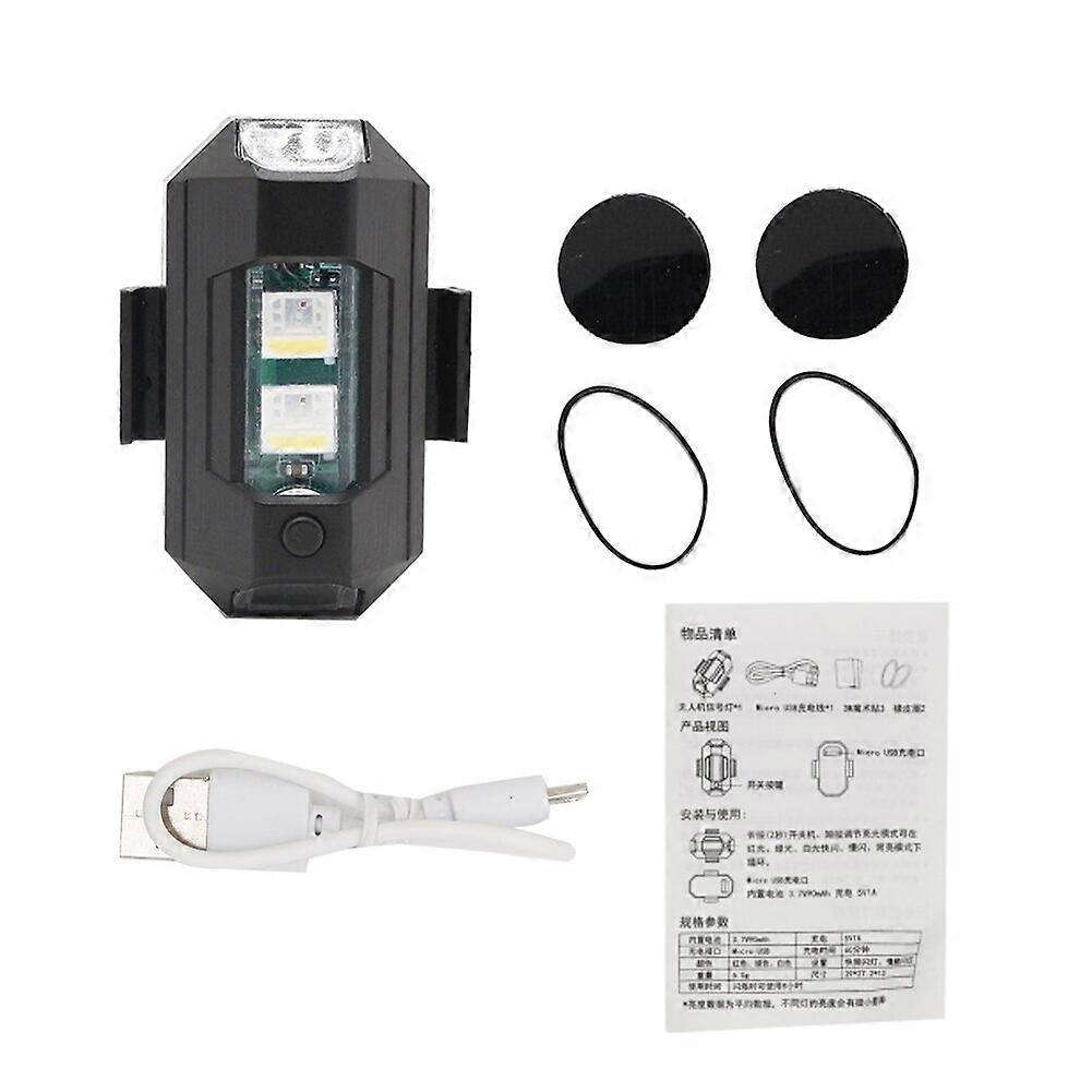 7 couleurs moto clignotant queue lumière rechargeable signal d’avertissement lumière 4 modes vélo queue lumière pour café racer Honda