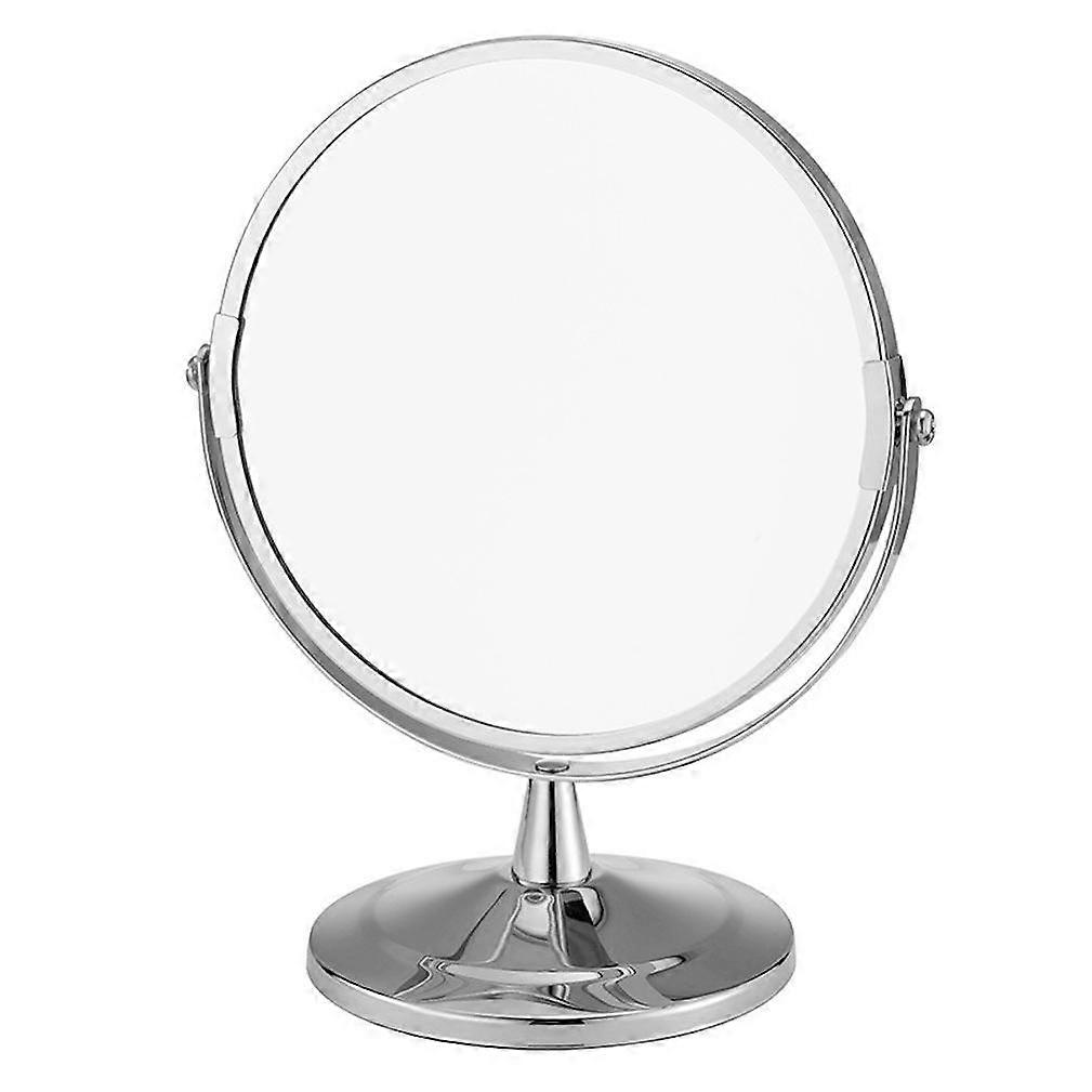 メイクアップテーブルミラーメタルベッドルームミラーラウンド化粧品ミラー