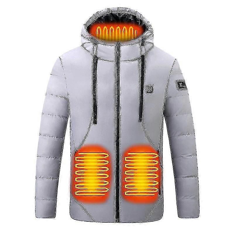 Heated Jacket With Hood Electric Heating Jacket, Winter Warm Heated Coats
