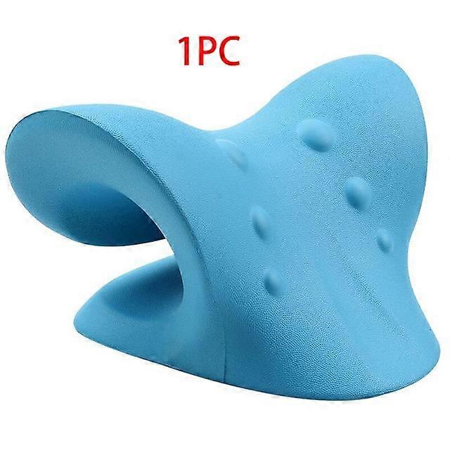 Neck Shoulder Stretcher Relaxer Cervical Chiropractic Traction Device Pillow for Pain Relief Alignment Spine Alignment Gift