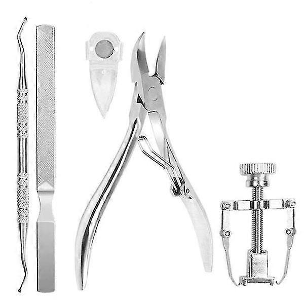 Pedicure set - 5 parts Silver