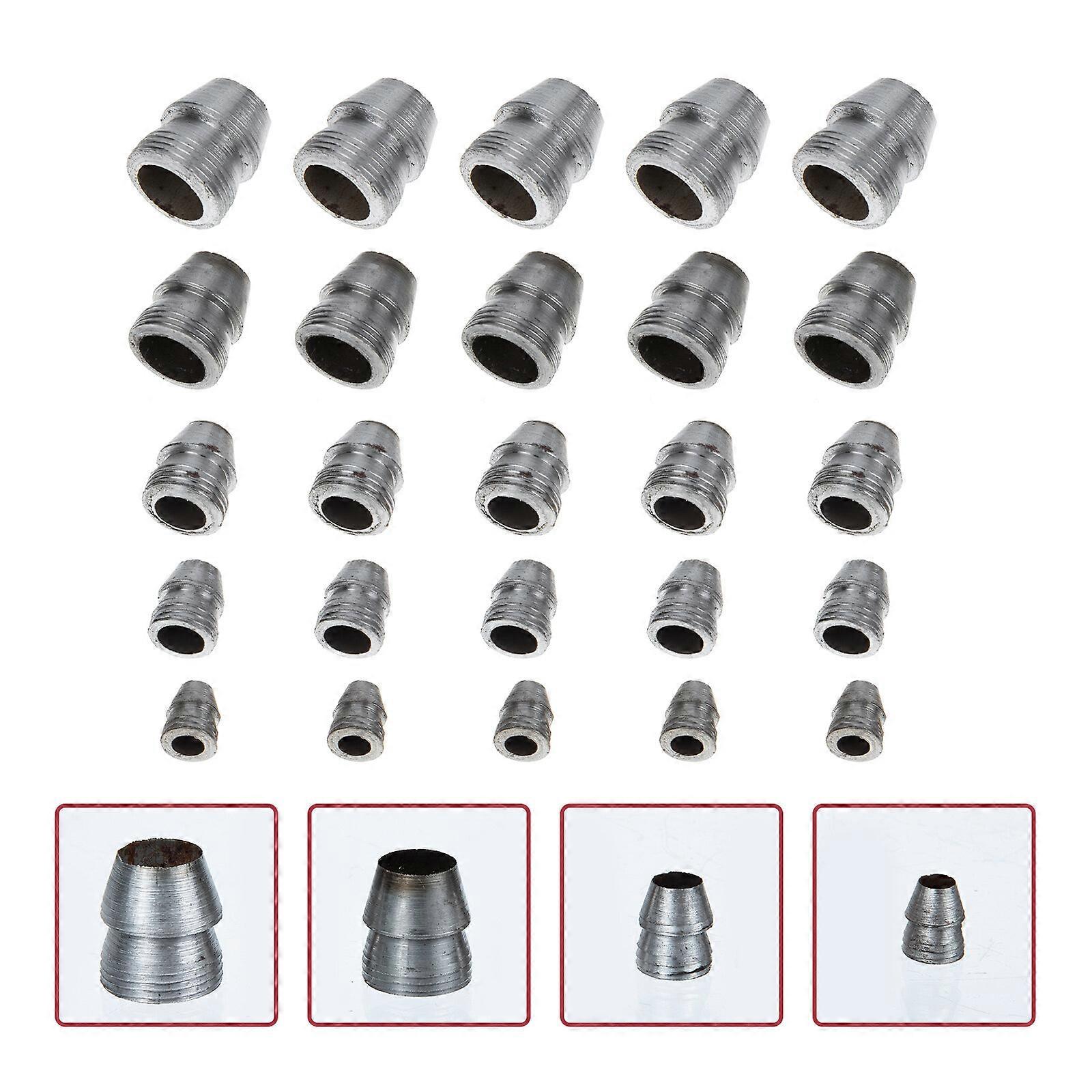 25Pcs Practical Round Steel Wedge for Axe Claw Hammer Round Handle Wedges