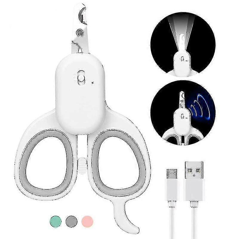 Pet Nail Clipper With Led Light Pet Nail Trimmer Dog Cat Nail Clipp