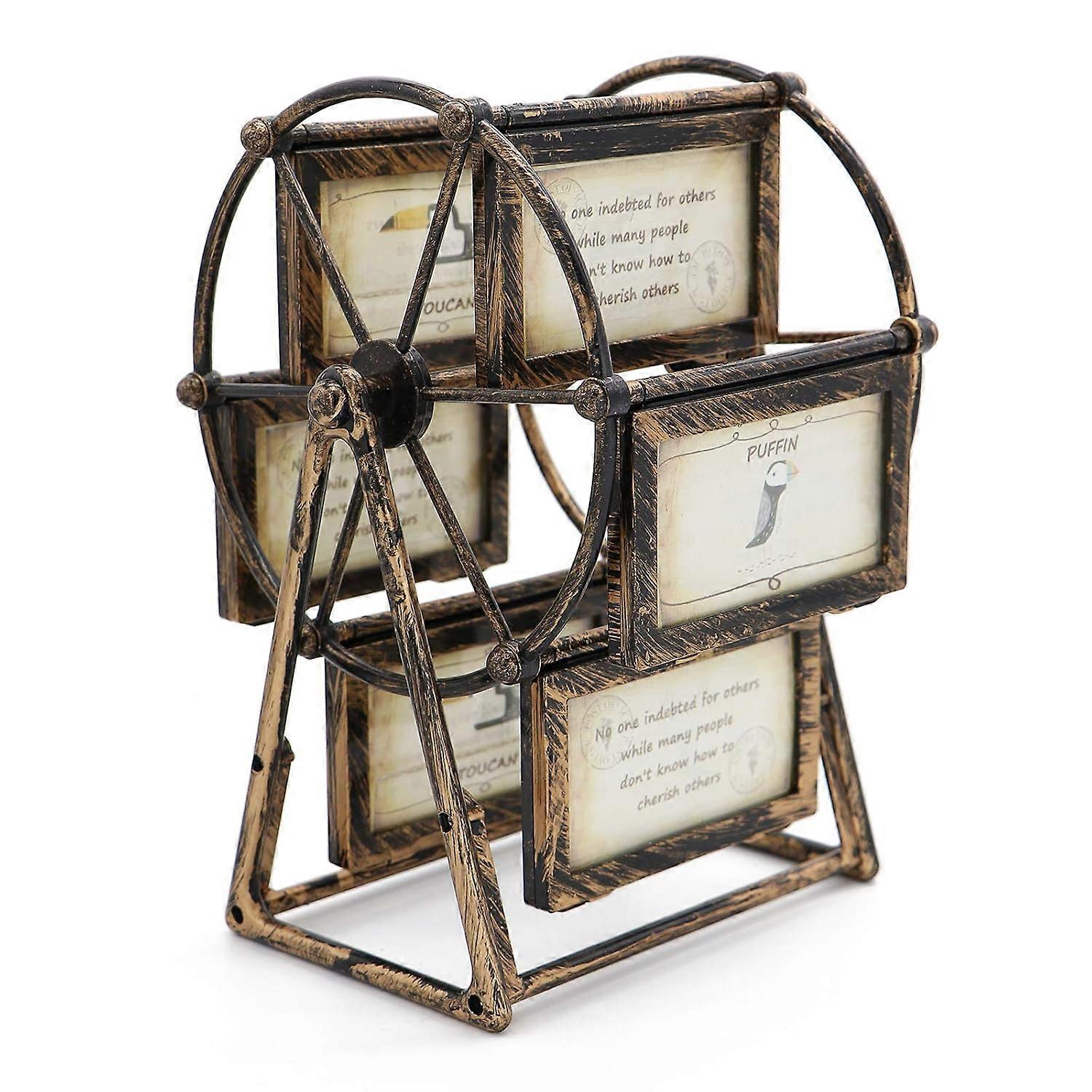 Family Photo Frames, Ferris Wheel Rotatable Windmill