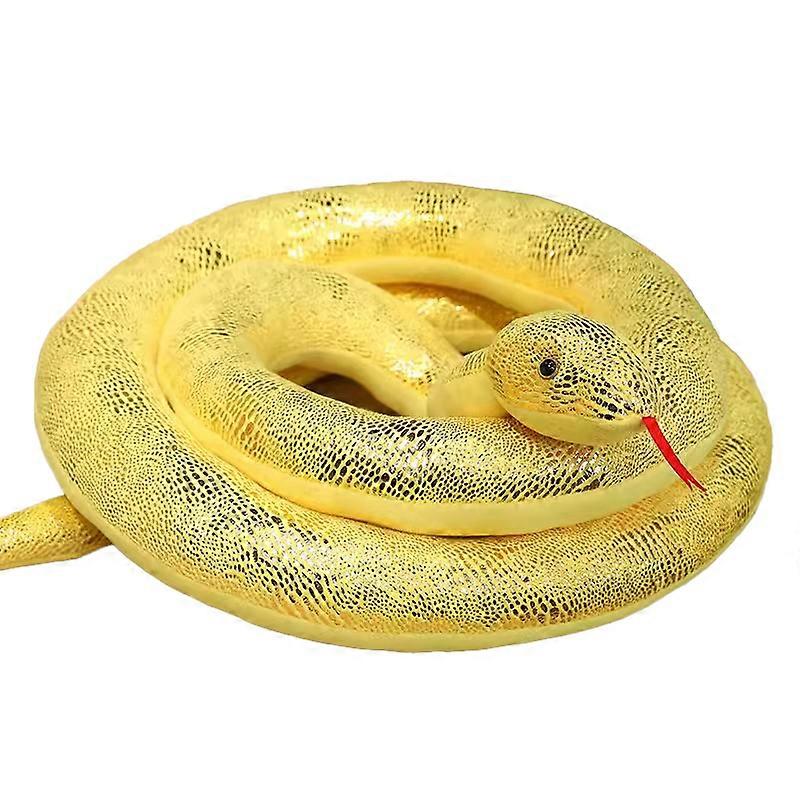 Simulation Giant Python Plush Toy Long Snake Plush Toy Decorated