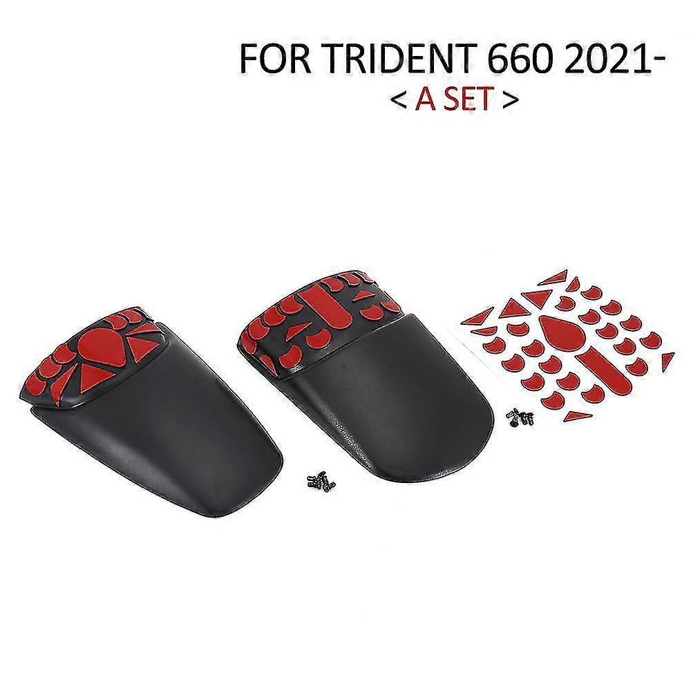 For Trident 660 2021- Front Rear Fender Mudguard Extender Splash Guard Protector Extension Pad Motorcycle For Trident 660