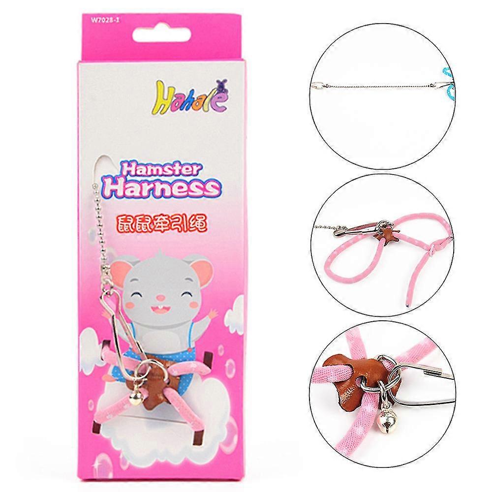 Small Pet Adjustable Soft Harness Leash Bird Parrot Mouse Hamster Ferrets Rat-MXBC