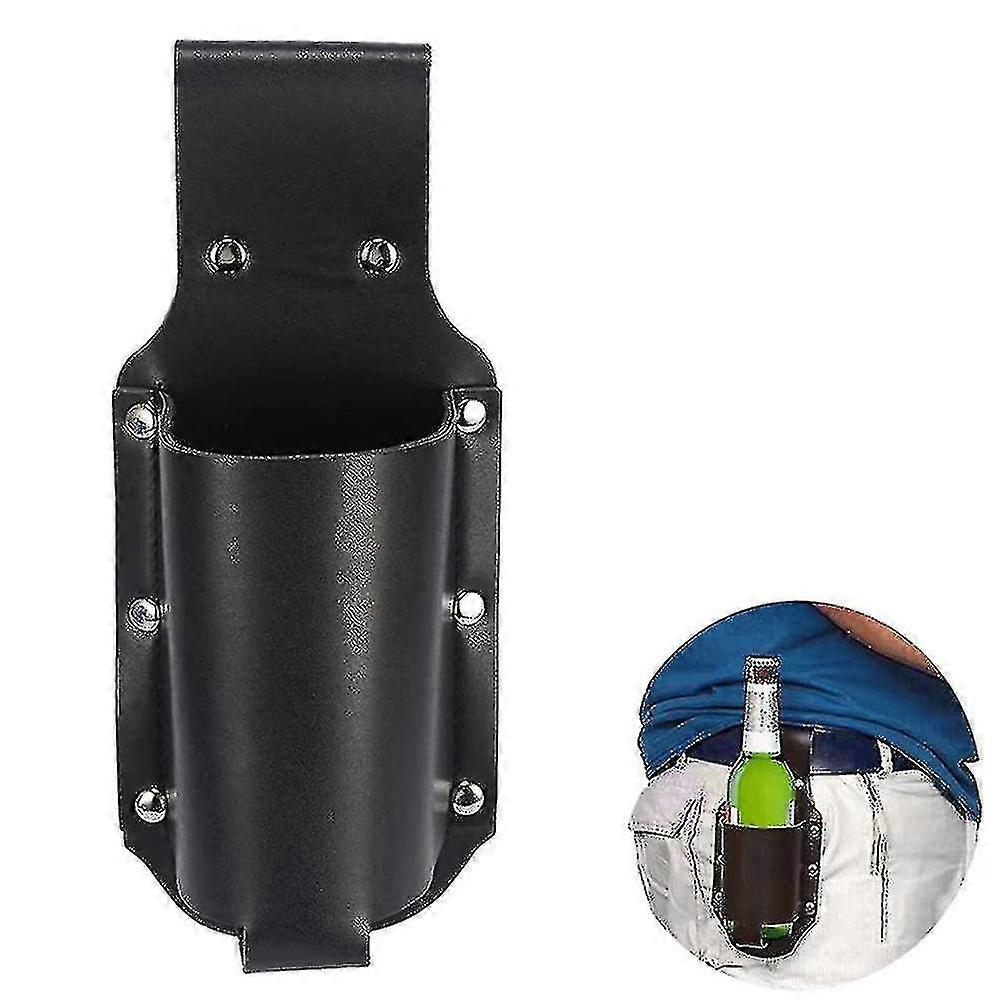 Waist-hanging Wine Bottle Cover Leather Protective Sleeve Pu Carrier Case Beer Holster
