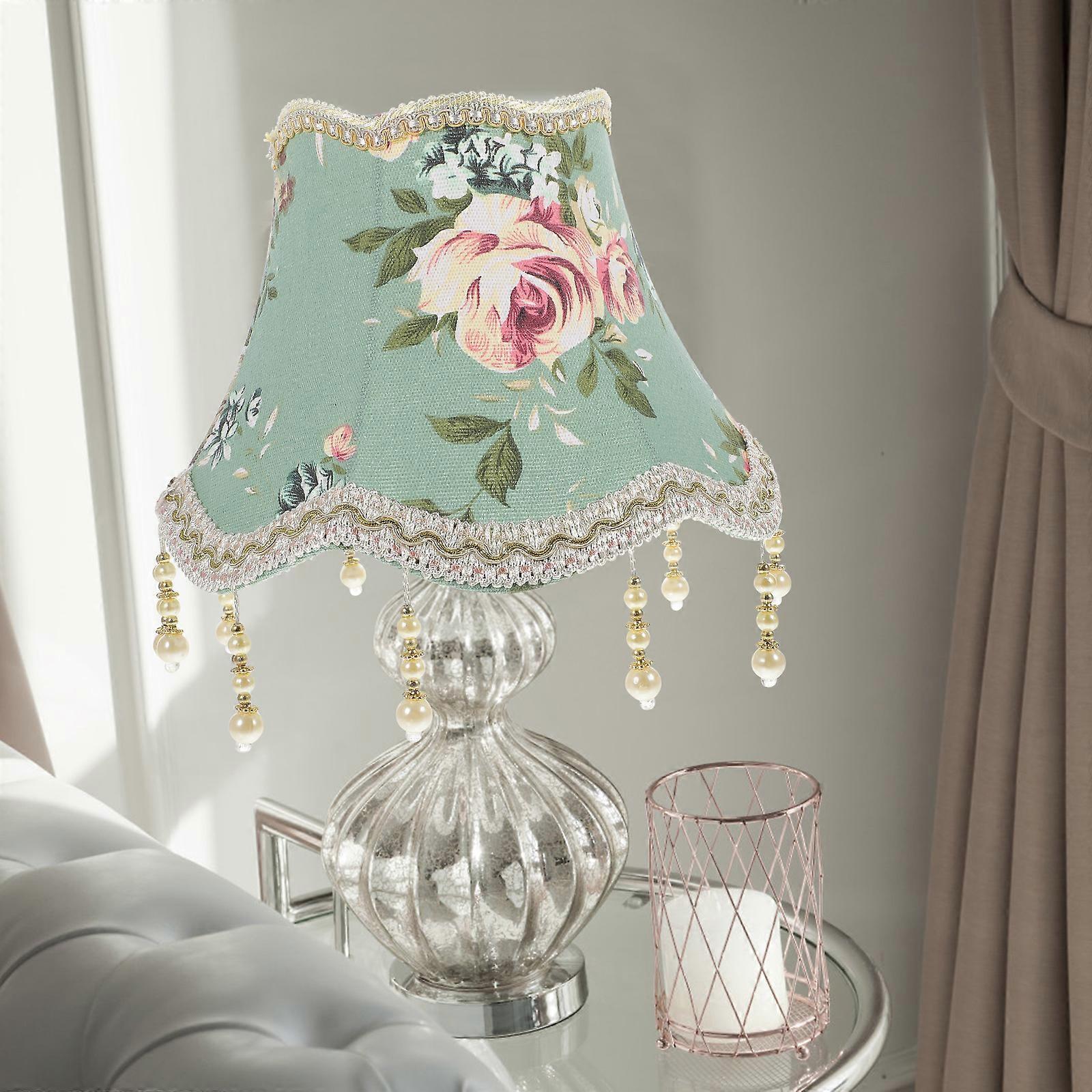 Small Lampshade 25cm E27 Base Retro Table Lamp Lampshade Indoor Light Cover