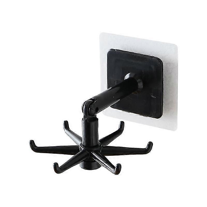 4/6-claw Rotatable Hook Punch-free Universal Hanger Hanging Gadgets Storage Accessory For Bath Wall Kitchen