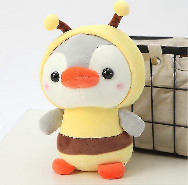 Cute Penguin Dressed Up As A Unicorn Frog Bee And Dinosaur Plush Toy_y High Quality