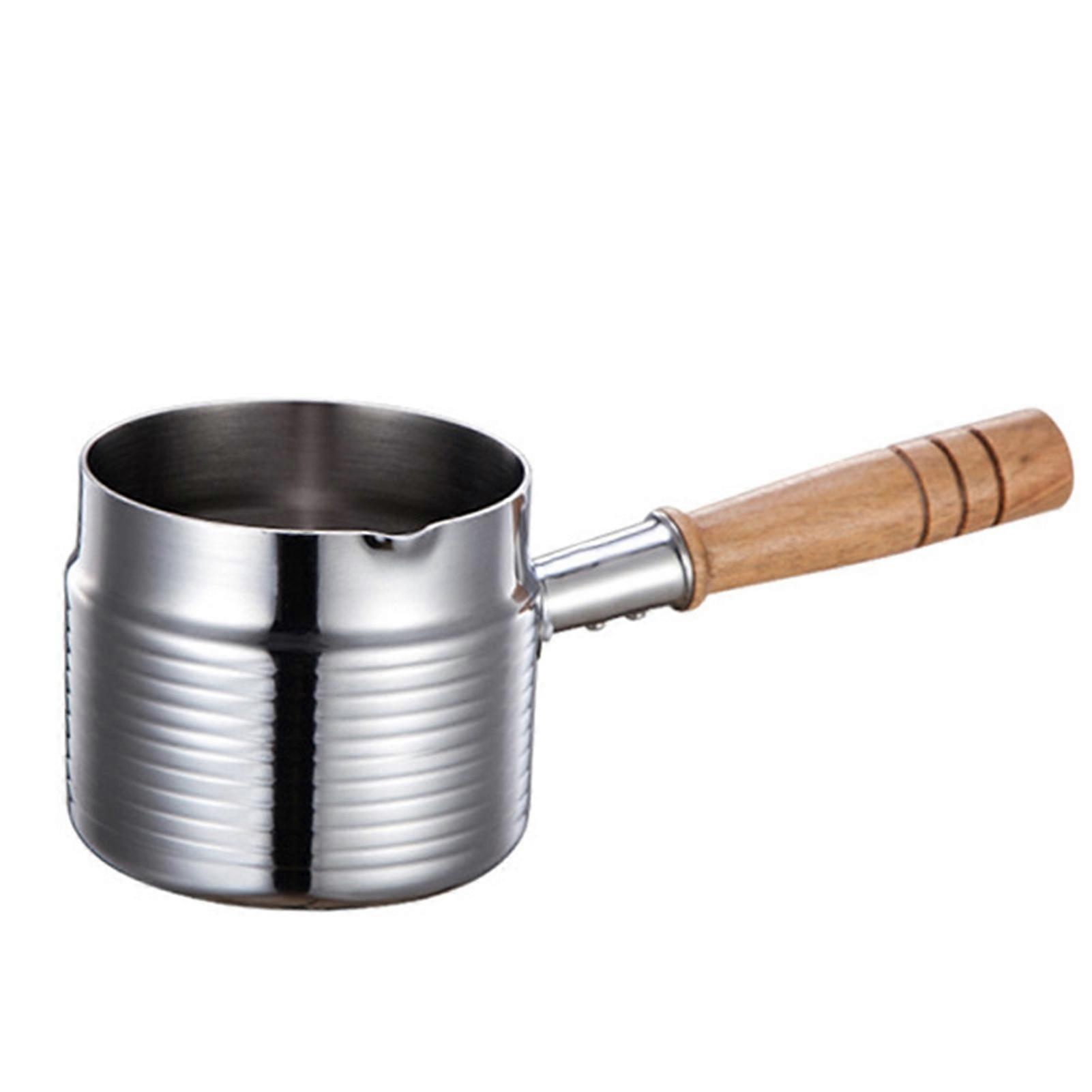 330ml 600ml Pot à lait Antidérapant Résistant à la chaleur Ergonomie Poignée Résistant aux éclaboussures Casserole au lait Fournitures de cuisson