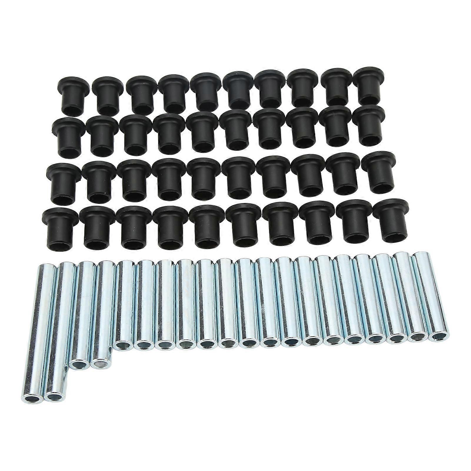 60PCS Control Arm Bushing Kit 7501097 Black Low Wear Replacement for Polaris Ranger XP 800 20102014
