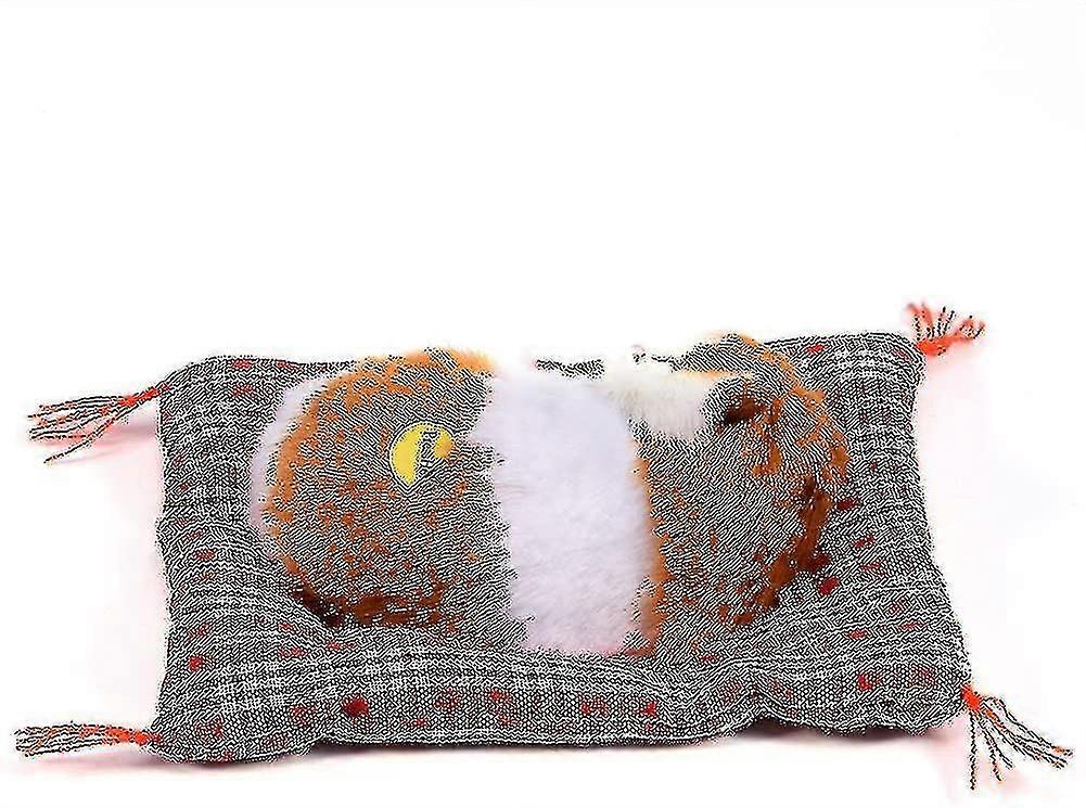 Simulation Sleeping Kitten Toy With Soft Cushion Plush Toy Gift