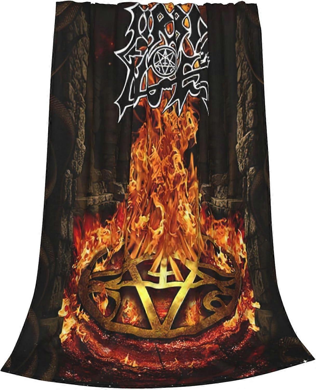 Morbid Metal Band Angel Blanket,Throw Blanket for Couch,Bed and Sofa Soft Blankets for All Season Warm Couch Blankets Fuzzy Blanket