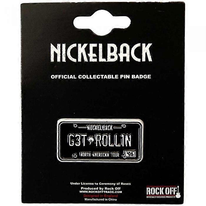 Nickelback-Kennzeichen-Plakette