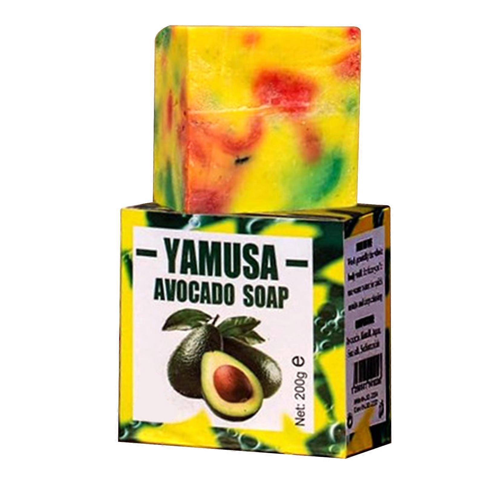 200g Avocado Nourishing Soaps Hair/Face/Body Bar Soaps Gently Exfoliating Face Soaps Bar