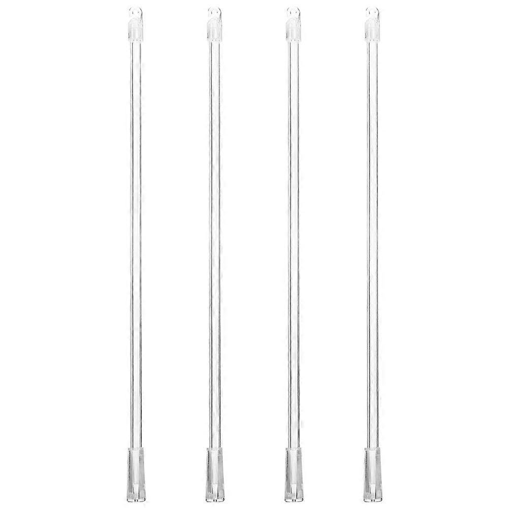 4pcs Fiberglass Blind Tilt Wands Vertical Blind Wands Home Blind Window Rods with Hook