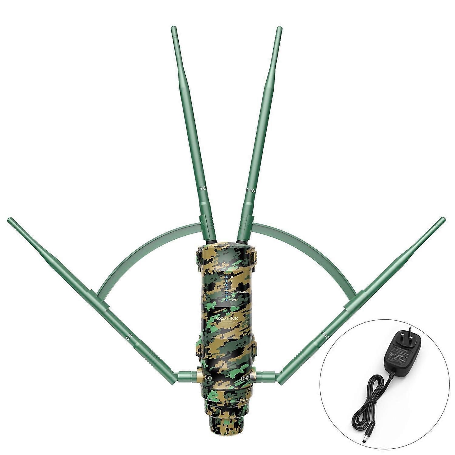 WAVLINK WN572HP3 AC1200 Dual Band Long Range Access Point WiFi Extender with PoE High Gain Antennas