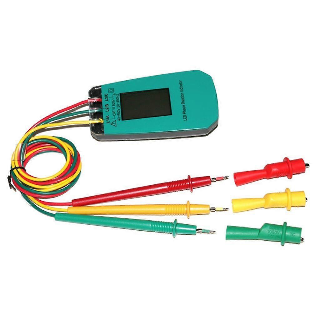 3 Phase Rotation Indicator Tester Sequences Tester for Safe Electrical