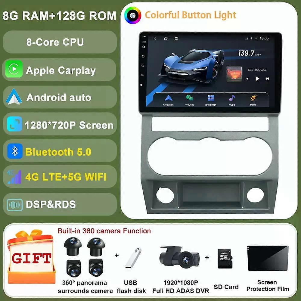 Redkid Pour Gaz Gazelle Next 2016+ 2 Din Navigation Gps Carplay Autoradio Stéréo Android Auto Car Ra
