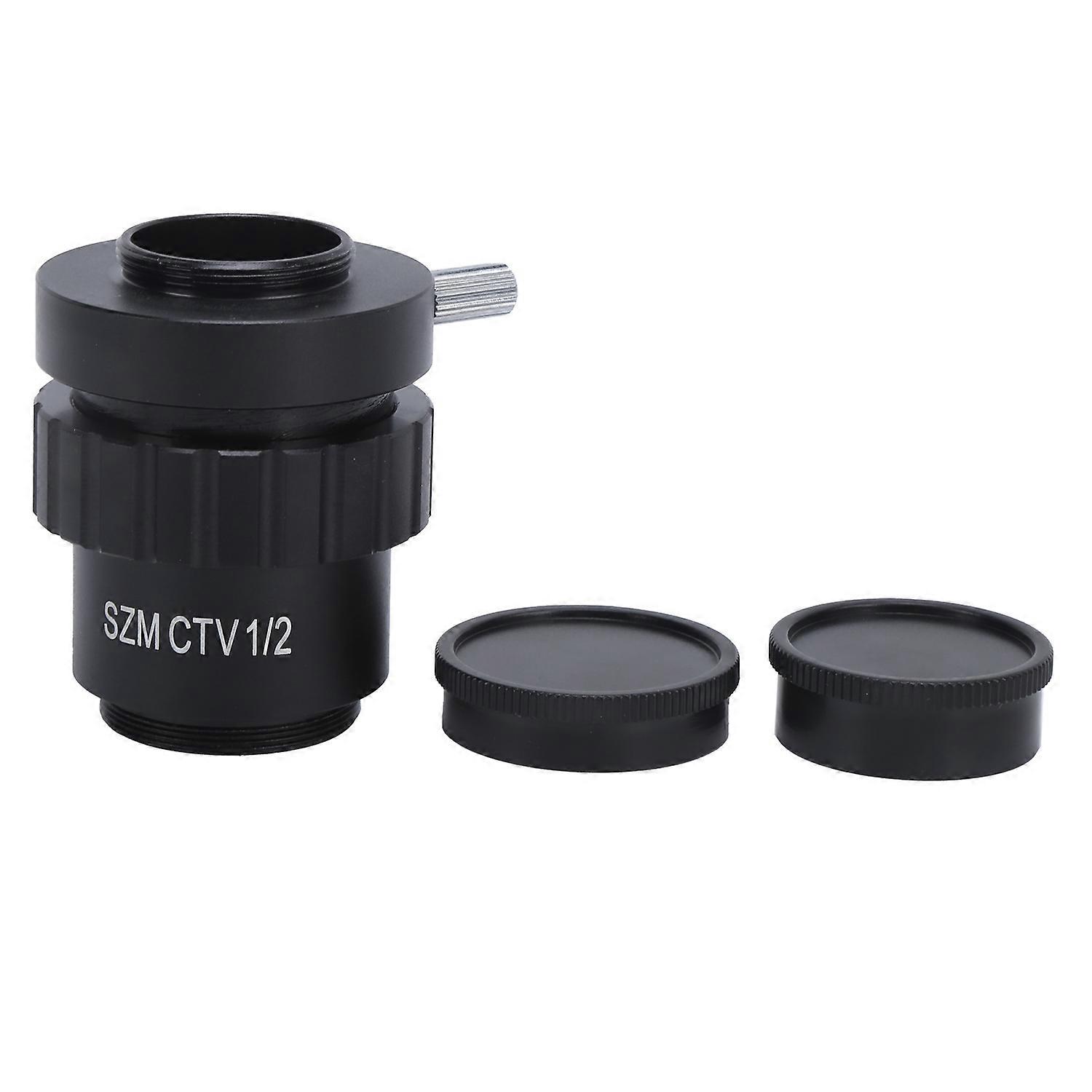 C Mount Microscope Camera Adapter Trinocular Stereo Microscope Adapter Lens SZM CTV 1/2
