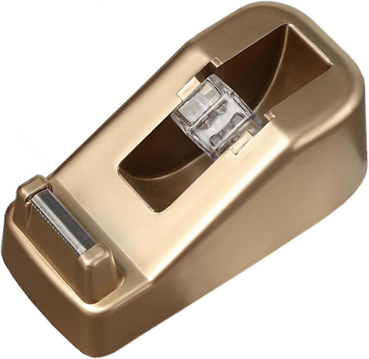 Tape Dispenser, Desktop Design, Heavy-Duty Plastic, Ideal for Office and School Use, Easy-Load, Compact Size