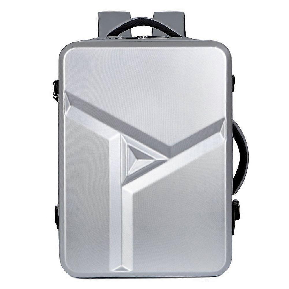 Hard Shell Laptop Backpack for Men Business Travel Backpacks with USB Port Wet Pocket for , Traveling Daily,B