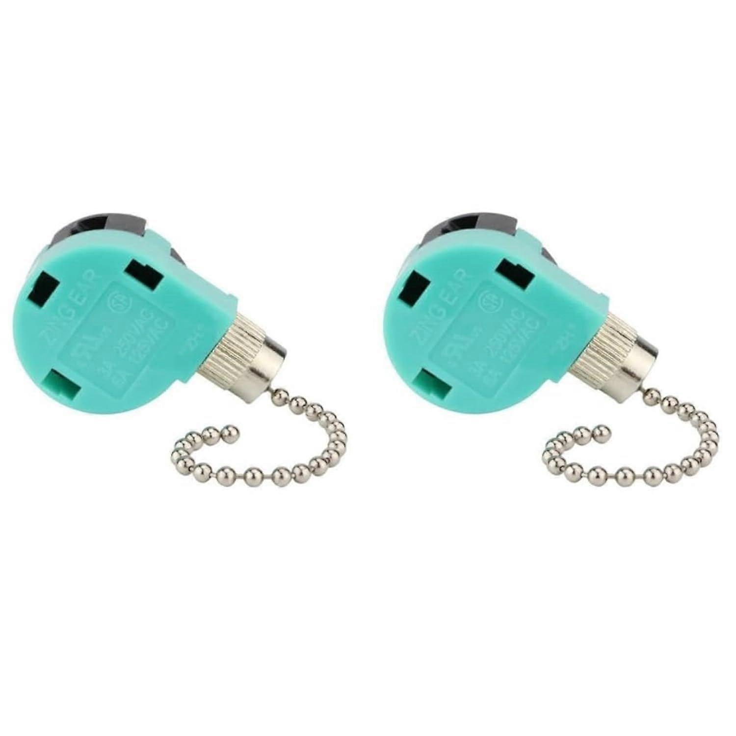 Speed 4 Wire Ceiling Fan Switch, Slide Switch Control, Pull Chain Control Switch, for Replacement (5pcs)