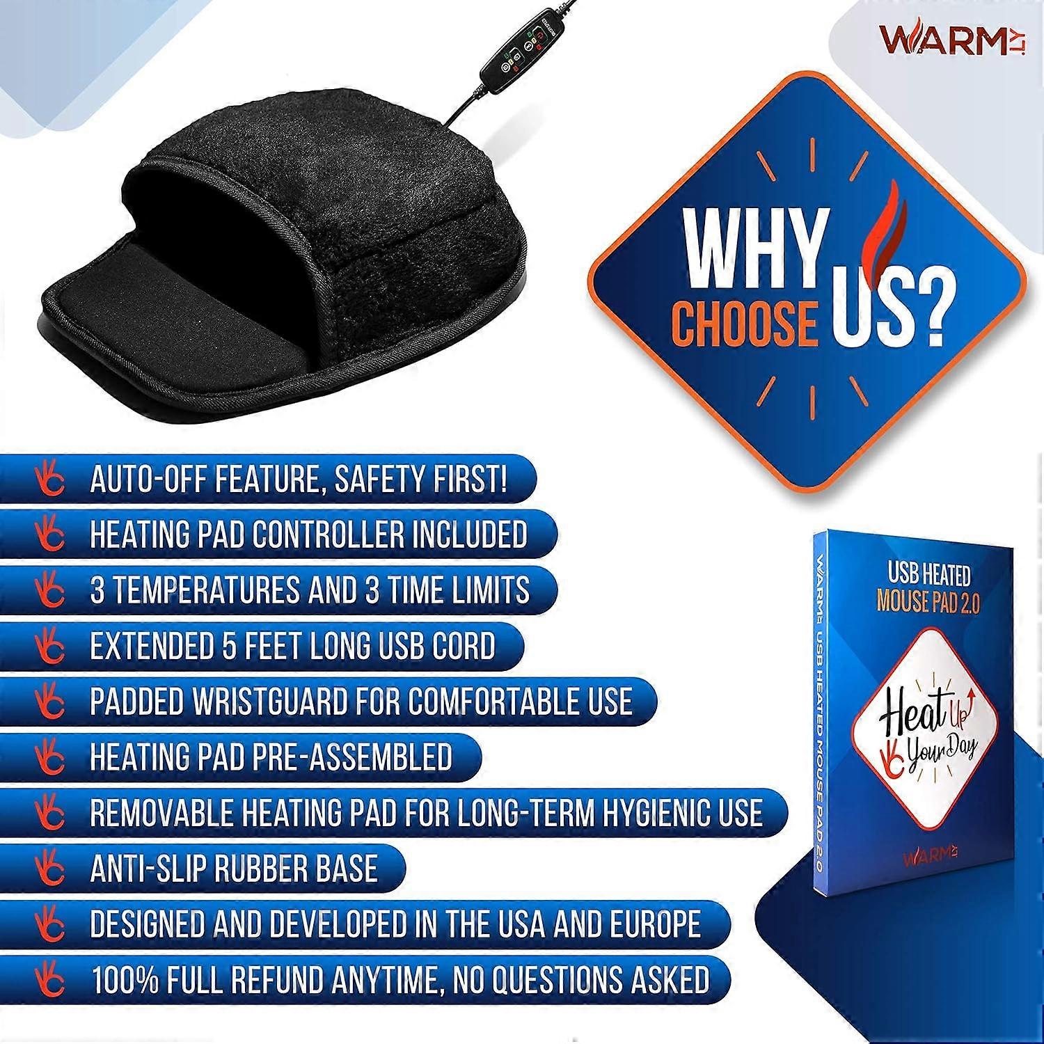 Detachable Heating Pad USB Powered Hand Warmer