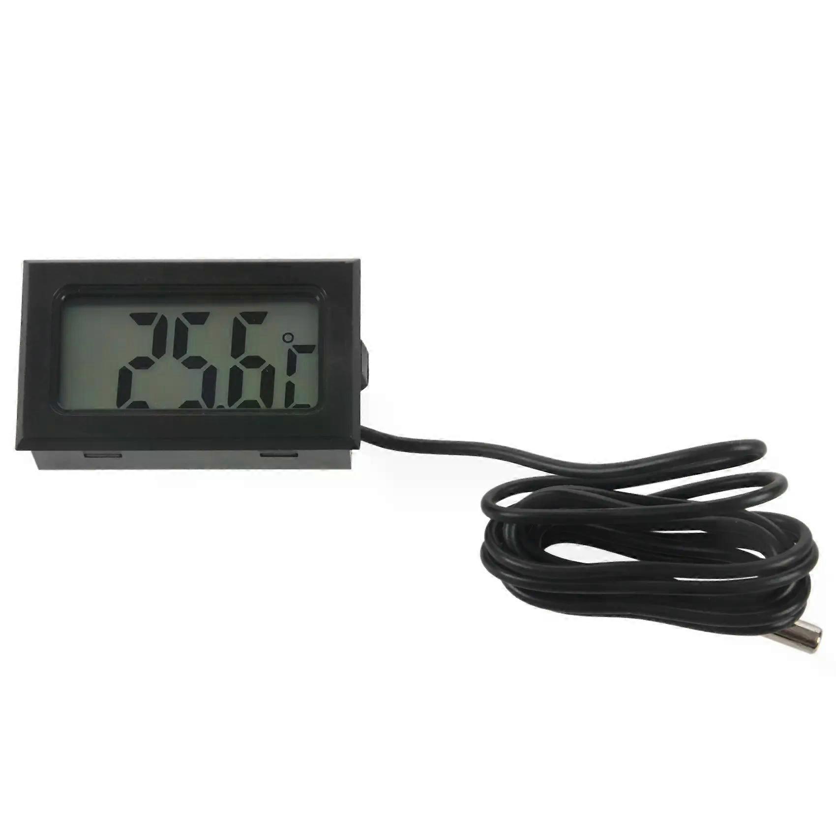 NEW Digital LCD Thermometer Temperature Gauge Probe Sensor -50C TO +110C Range