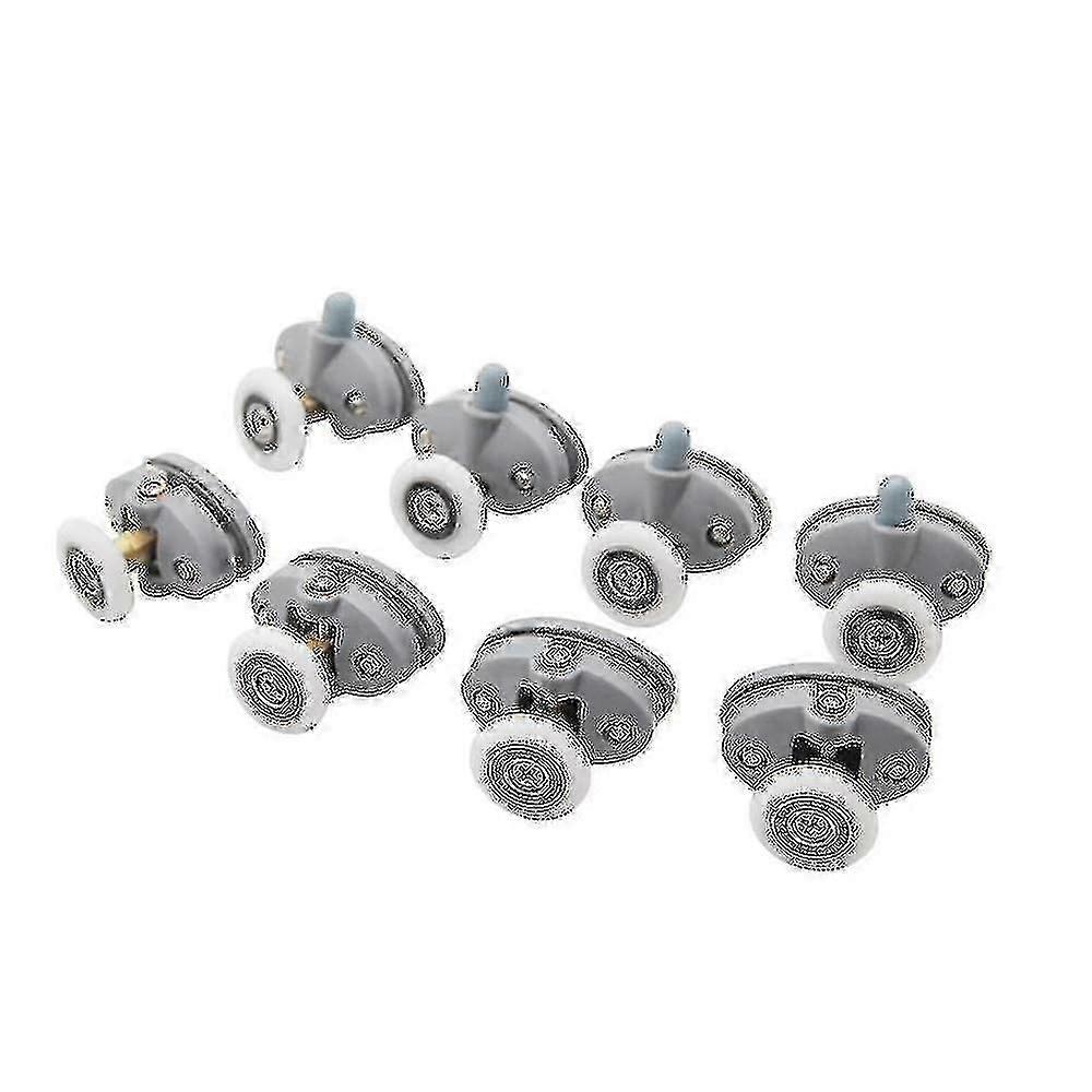 نايلون واحد البوب حتى بكرة عداء عجلة دش المقصورة انزلاق بكرات الباب الزجاجي